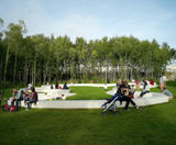 Custom benches revitalise park space, Versailles (F) - on this page