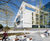 Modern concrete and timber seating - University campus 0