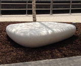 Bench Galet IV - concrete outdoor stone-shaped seating - on this page