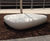 Bench Galet IV - concrete outdoor stone-shaped seating 0