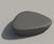 Bench Galet I - concrete outdoor stone-shaped bench 2