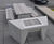 The Butch Collection - concrete and wood outdoor picnic set with barbecue 3