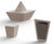 Paperboat Collection - cast stone seating, waste bin and bollard 1