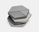 GDM Dedale grooved hexagonal concrete paving slabs - on this page