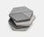 GDM Dedale grooved hexagonal concrete paving slabs 0