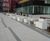 Concrete paving slabs and benches for public square 4