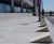 Concrete paving, seating and bollards for airport refurb 3