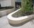Combined seating and edging for apartment gardens 6