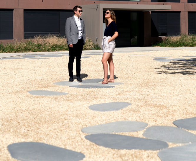 Slab Nuton - concrete biophilic landscape paving slab