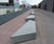Knife - freestanding concrete bench 2