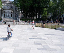 SCENIC large size slabs, benches & planter units, Belgium