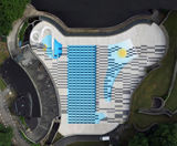 Bespoke large-format concrete slabs for water park - on this page