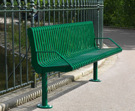 Lander mild steel seat