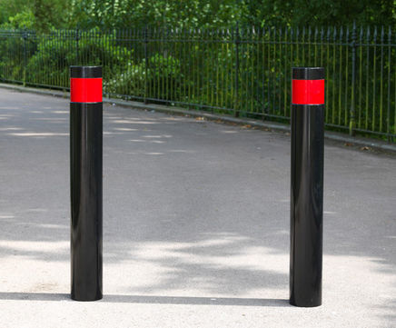 Dome-top mild steel bollard