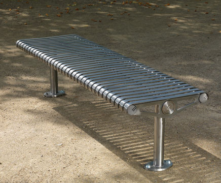 Tula stainless steel bench
