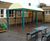 Airone Tunnel 150 - pvc steel outdoor walkway canopy for building access 8