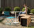 Parallel 42 - contemporary modular outdoor timber and steel benches 9