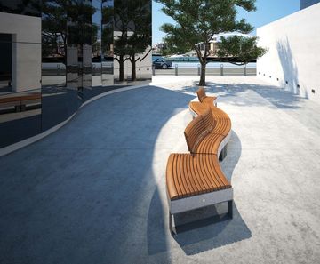 Italian street furniture for Coventry University