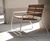 FGP timber and anodised aluminium seat 1