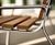 FGP timber and anodised aluminium seat 7