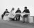Twin Bench - concrete modular bench and table for outdoor seating 5