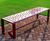 Lakeside Steel and Timber Bench 7