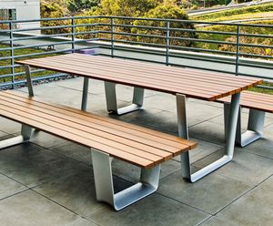 MultipliCITY - timber and aluminium picnic table