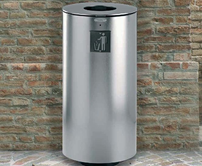 Spencer - outdoor metal or timber litter bin for public spaces