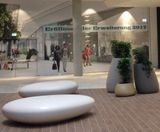 Stone - contemporary concrete bench seating - on this page