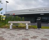 Street furniture for new hospital emergency care centre - on this page