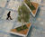 Triangle - steel modular outdoor planter with wood seating 5