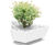 Austen - concrete and wood outdoor planter bench 2