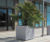 Dahlia - square steel planters for commercial outdoor spaces 1