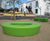 Loop Circle polyethylene bench 9
