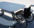 Plateau - large laminate and steel picnic table with benches 9