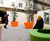 Loop Cone polyethylene outdoor planter  2