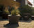 Loop Cone polyethylene indoor Planter  2