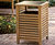 Wellspring - square timber litter bin with aluminium lid 0
