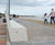 Concrete seating for Colwyn Bay waterfront redevelopment 3