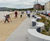 Concrete seating for Colwyn Bay waterfront redevelopment 8