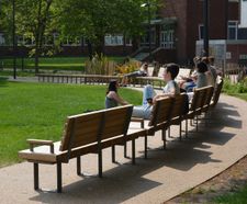 Seating for Brunswick Park, University of Manchester