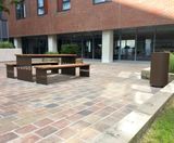 Picnic tables and bins complement Liverpool's heritage - on this page