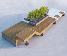 Introducing Isolaurbana seating and planter collection