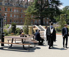 Plateau picnic table - Royal Holloway, London University
