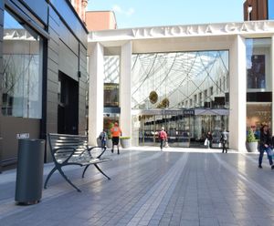 Stylish street furniture for Victoria Gate, Leeds