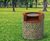 B-B Sass corten steel and gabion-style barbecue 0