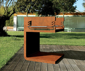 C-BQ corten steel barbecue