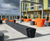 Colourful seating and planters - apartment roof terrace 7