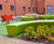 Plastic seating for paediatric hospital courtyard  2