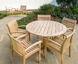 Outdoor timber furniture for cancer treatment centre - on this page